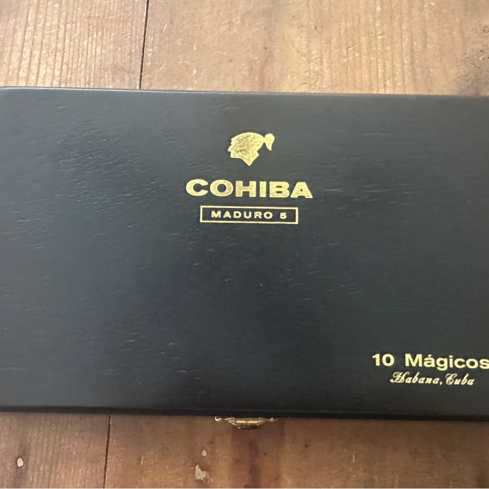Collectors Cohiba Black Empty Cigar Box